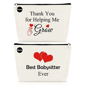 Babysitter Gifts Makeup Bag for Women Nanny Appreciation Gift Thank You Gift ... - Picture 1 of 7