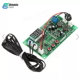 Dual Ways 3-wire Fan Speed Controller Digital Display 12V Temperature Thermostat - Picture 1 of 9