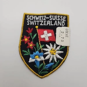 Patch Stemma Toppa SCHWIEZ-SUISSE SWITZERLAND in tessuto CM.7 ,00 X CM. 5,00 - Picture 1 of 2