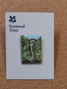 National Trust AIRA FORCE Waterfall Charity Pin Badge  - Foto 1 di 3