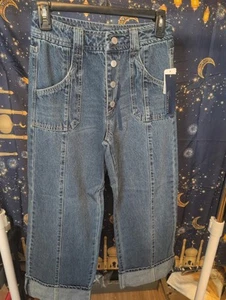 Habitual Girl Dark Stone Wide-Leg Jeans - Picture 1 of 6