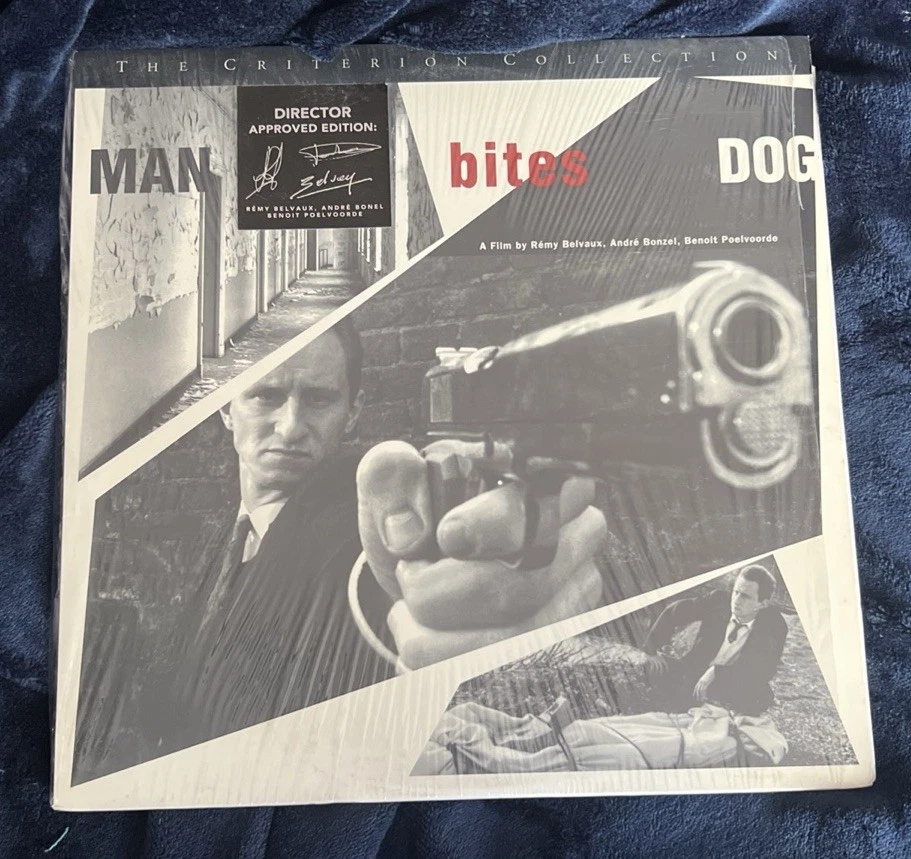 Man Bites Dog (1992) Criterion Collection Laserdisc Cult French Film - Image 1 of 2