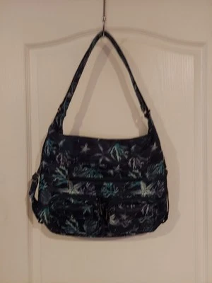 LUG ZIPLINER RFID CONVERTIBLE HOBO BAG Nautical Print - Image 1 of 4