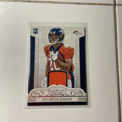 2016 Panini Football Devontae Booker Denver Broncos Squires Jerseys Rookie #30 - Image 1 of 2
