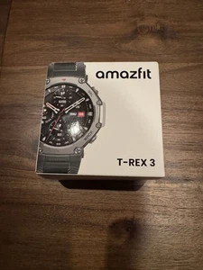 Montre connectée fitness Amazfit T-Rex 3 48,5 mm avec commande vocale (Onyx) - Photo 1 sur 2