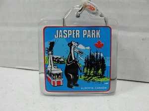 Vtg. Jasper Park, Canada Novelty Plastic Key Chain - Picture 1 of 2