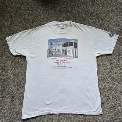 Camiseta de fan de Star Wars 1999 de colección de Seattle. Talla: XL Foto 1 de 4