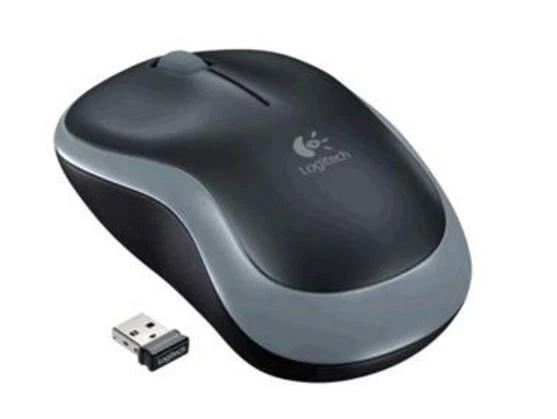 Logitech M185 Wireless Mouse Nano Receiver Grey 1-year battery life Logitech ... - Image 1 of 1