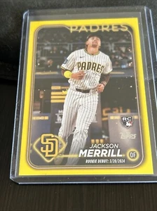Actualización Topps 2024 amarillo #US169 Jackson Merrill radiocontrol - Imagen 1 de 2