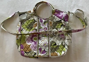 Bolso de mano Vera Bradley de dos vías Portobello correa de mango de carretera usado en excelente condición - Imagen 1 de 12