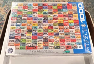 Volkswagen VW Groovy Bus 19 x 26 puzzle 1000 pezzi 331151 - Foto 1 di 1