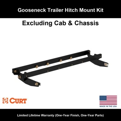 Soportes de instalación de cuello de cisne CURT para GMC Sierra 3500 HD 2011-2019 Foto 1 de 3