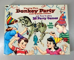 Vintage Whitman Party Fun Donkey Party Pin The Tail On The Donkey 5352:49 - Picture 1 of 3