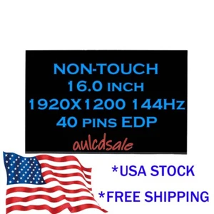 16"FHD+ LCD Display Screen N160JME-GTK REV.C2 NEW Replacement N160JME-GTK Rev.C1 - Picture 1 of 5