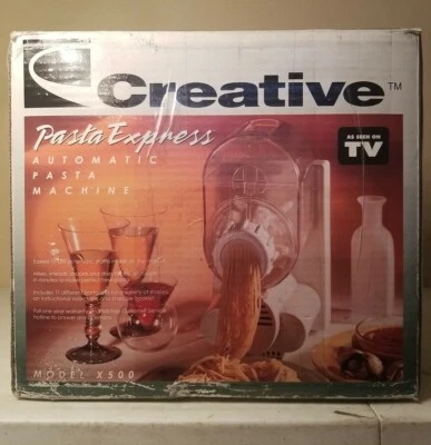 New Creative Pasta Express Automatic Pasta Maker Model X500 1994 - Image 1 of 4