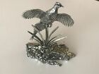 Pheasant flying from reeds Pewter Figurine Paperweight Ornament 3D CODEMed2 fine