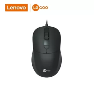 Lenovo Lecoo MS102 Wired Mouse 2400 MAX DPI - Picture 1 of 3