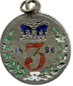 1886 GREAT BRITAIN THREE PENCE - COLORIZED - # EC 6623 - Picture 1 of 5