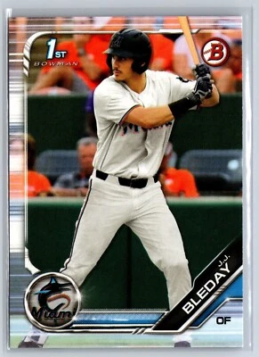 2019 Bowman Draft #BD150 J.J. Bleday Miami Marlins - Image 1 of 2