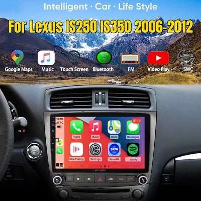 For Lexus IS250 IS350 2006-2012 Android 13 Apple Carplay Car Stereo Radio GPS Foto 1 de 4
