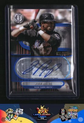 2024 Topps Tribute Jose Reyes /150 Auto #TA-JRE - Image 1 of 2