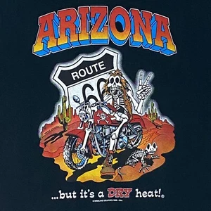 Arizona Route 66 Skelett Motorrad T-Shirt Herren XL USA Thomas Stricker - Bild 1 von 4