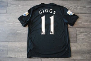 MAGLIA MANCHESTER UNITED MAGLIA AWAY FOOTBALL SHIRT 2009 2010 NIKE GIGGS ADULT MEDIUM - Foto 1 di 16