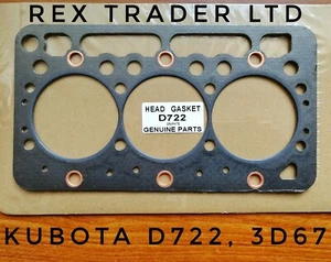 Head Gasket Kubota D722, 3D67 Bobcat 316, 320, 322, 453, 463, MT50, MT52, G1900 - Picture 1 of 1