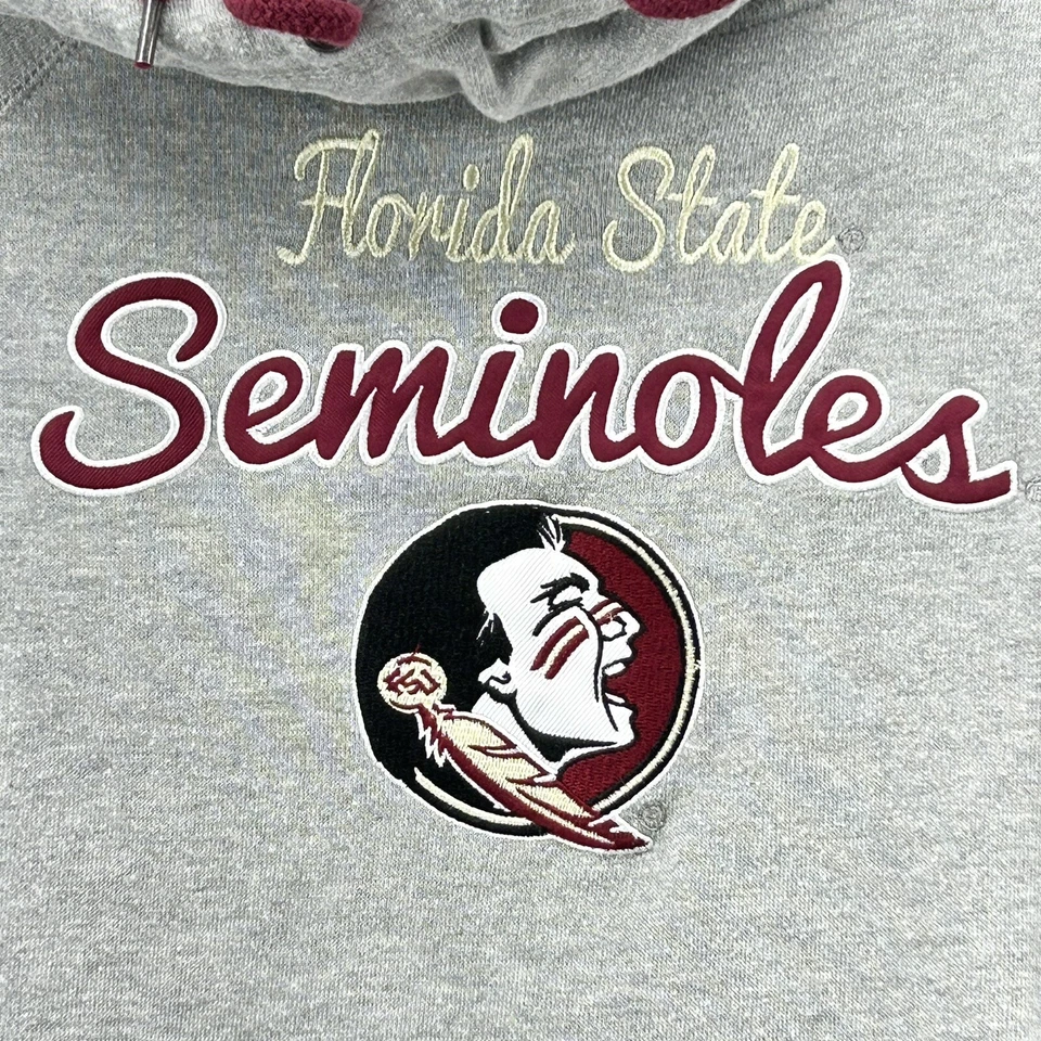 Suéter com capuz Colosseum feminino tamanho médio Florida State Seminoles - Imagem 1 de 4