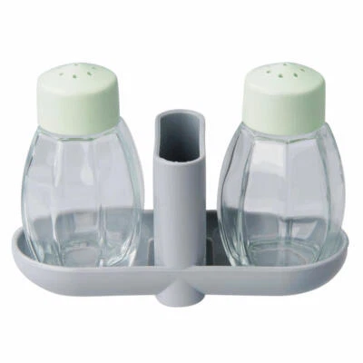 Fackelmann Menage con salero y pimienta Eco, dispensador de palillos 3 piezas Foto 1 de 3