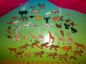 Wild Animals Mini Safari Lions Tigers Leopard Apes Giraffes Zebras & XTRAS ADDED - Picture 1 of 11