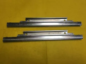 PAIR METAL CHANNEL SLIDERS FIT 84 85 86 87 88 89 TOYOTA 4RUNNER TAILGATE GLASS  - Picture 1 of 6