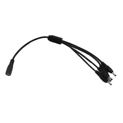 DC Splitter Cable Power Extension 3.5mm x 1.35mm Female to 4 Male CCTV LED Light - Image 1 of 4