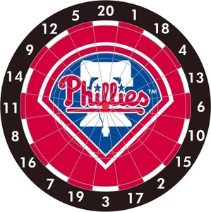 Tablero de dardos de papel MLB Philadelphia Phillies 12" con dardos - ¡Cantidad limitada!! - Imagen 1 de 1