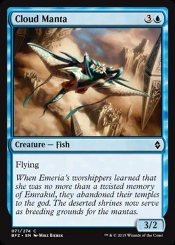 x1 Cloud Manta - Battle for Zendikar - NM - MTG - Image 1 of 1