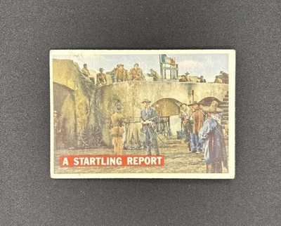 1956 Topps Davy Crockett Walt Disney espalda naranja #60 un informe sorprendente Foto 1 de 3