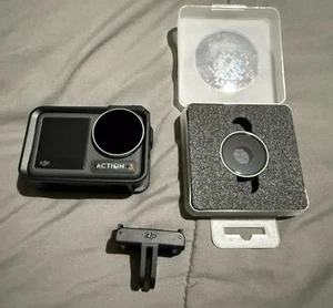 DJI Osmo Action 3 Camera with Battery / Cage / ND 32 Filter - Picture 1 of 5
