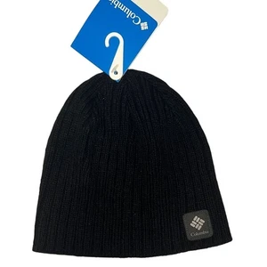 Columbia Whirlibird Il Unisex Beanie Hat - Black - One Size - NEW - Picture 1 of 7