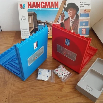HANGMAN word strategy game - Vintage 1977 Long Box classic by MB Games - Image 1 of 4