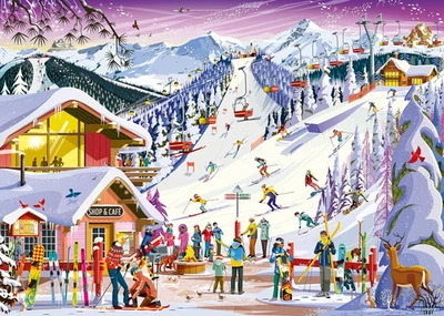 Ravensburger Slopeside Spirit 1000 Piece Jigsaw Puzzle New Toy Gift - Image 1 of 2