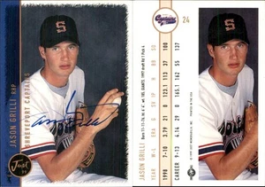 Jason Grilli Signed 1999 Just #24 RC Auto Shreveport Captains AU Autograph Den - Picture 1 of 1