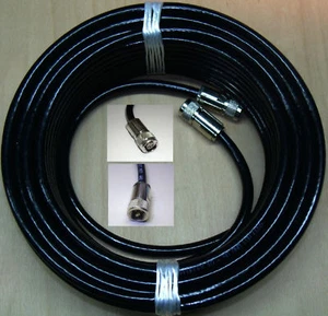 25 m H 2010 konfektioniert N-Stecker / UHF(PL)-Stecker - 50 Ω Koaxialkabel - Picture 1 of 1