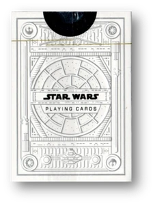 Star Wars Light Side Edizione Argento Carte Da Gioco (Bianche) Poker - Foto 1 di 7
