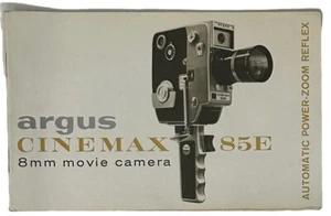 1950s Argus CINEMAX 85E 8mm Movie Camera Instruction Booklet Manual Vintage EUC - Picture 1 of 4