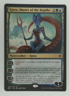 MTG Singles -  Kiora, Master of the Depths Battle for Zendikar B341 - Image 1 of 2
