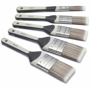 Harris Paint Brushes Set 5PC Professional Wall & Ceilings Emulsion No Loss Good - Picture 1 of 8