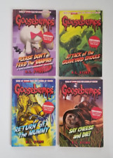 Goosebumps Books RL Stine Lot of 4 - Paperback Return of the Mummy Say Cheese