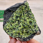 493G Natürlicher und seltener schöner Museumsqualität olivgrüner Olivinkristall