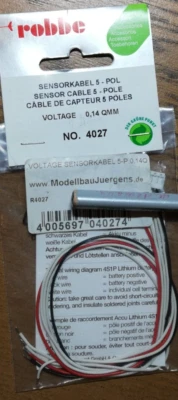 Neu Robbe Voltage Sensorkabel 5 Pol 0,14qmm no. 4027 für 4S Lithium Akkus  -99- - Bild 1 von 2