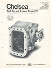 1979 Chelsea 841 Series Power Take-Off Parts List (P410-841) {D1549}